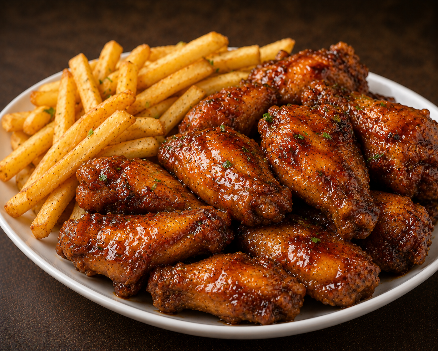Special Chicken Wings with Fries Special Chicken Wings with Fries